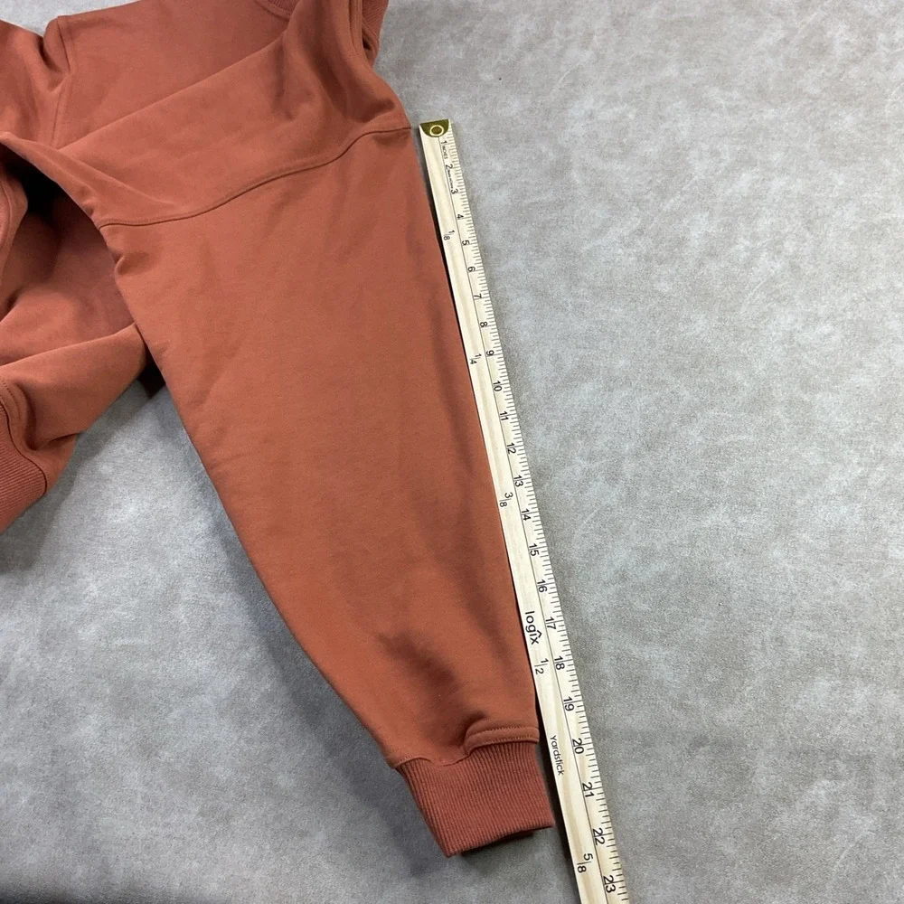 Herve Leger Sweatshirt Women Sz XS Dolman French Terry Pullover Cropped Relaxed - Picture 3 of 8